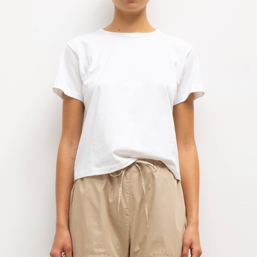 LESET White Short Sleeve MARGO Tee